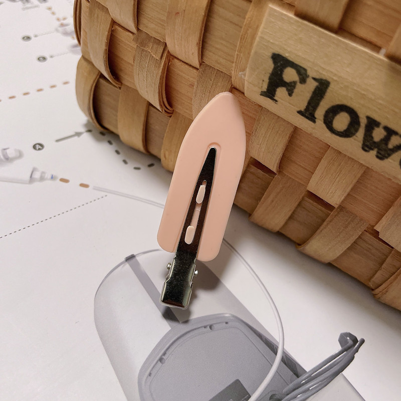 Pinzas de Pato con Pintura a Spray Colorida - Broches Antideslizantes para Flequillo con Acabado Mate 