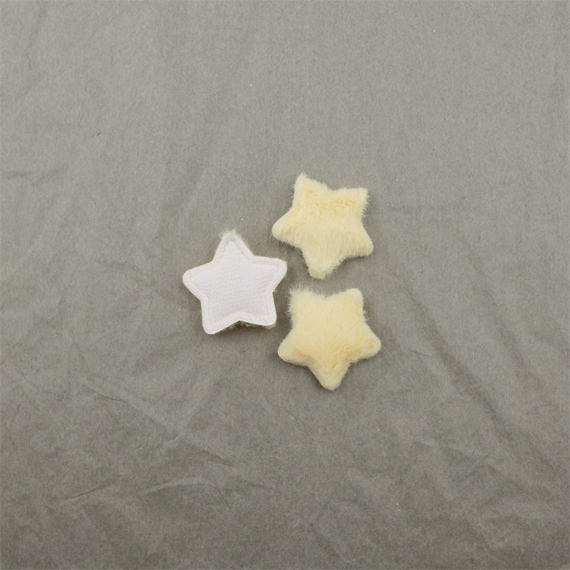 Estrellas de Piel Sintética de 2.8cm - Componentes para Fabricación de Accesorios de Pelo, Ropa de Muñecas y Manualidades - Proveedor Mayorista