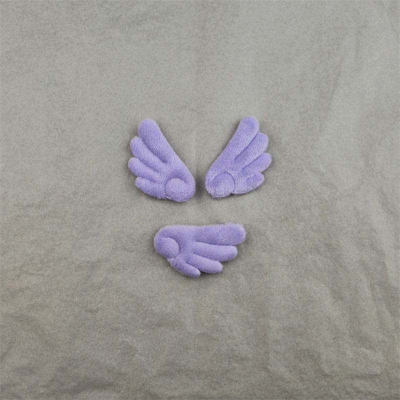 Alas de Ángel de Felpa Doble Cara de 4cm - Componentes para Fabricación de Accesorios de Pelo, Ropa y Manualidades - Proveedor Mayorista