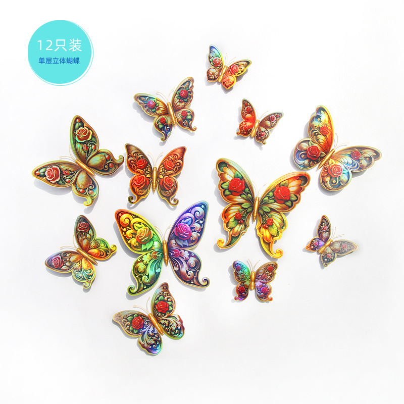 Mariposas Magnéticas 3D Ultra Realistas - Imán Fuerte para Nevera y Superficies Metálicas - Decoración Moderna para Hogar y Oficina - Ideal para Vendedores de Amazon y Mayoreo