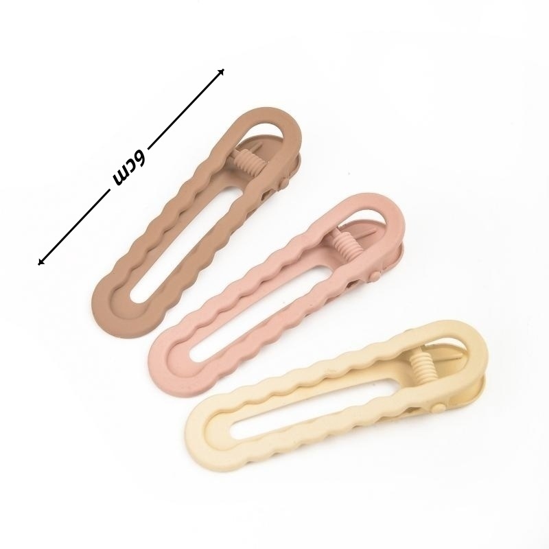 Pinzas de Pato en Colores Pastel - Broches Laterales con Acabado en Esmalte 