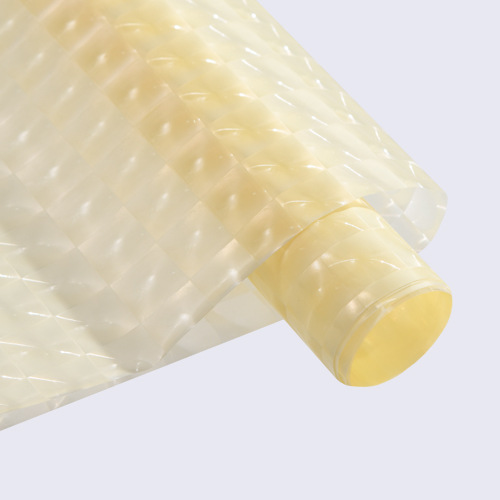 Papel para Flores 'Cubo de Hielo' con Efecto Ojo de Gato Iridiscente - Superficie Fría y Brillante para 520 y San Valentín - Material Impermeable de Lujo para Floristerías - Venta al por Mayor