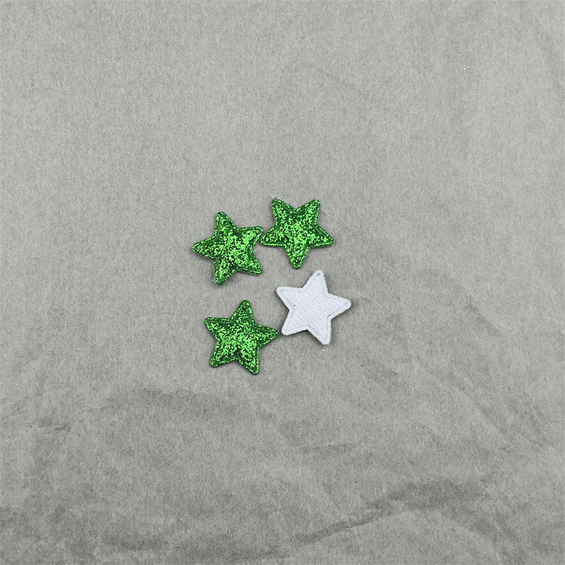 Estrellas Brillantes de 1.8cm con Purpurina - Componentes para Fabricación de Accesorios de Pelo, Muñecas y Manualidades - Proveedor Mayorista