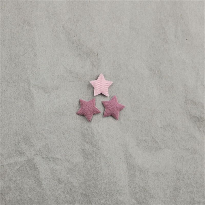 Estrellas de Tela Aterciopelada de 1.3cm - Componentes de Precisión para Fabricación de Accesorios de Pelo, Ropa y Manualidades - Proveedor Mayorista