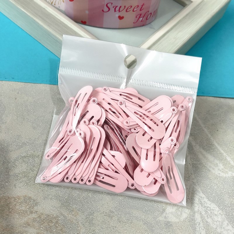 Lote de 100 Broches BB Ecológicos de 3CM - Pinzas en Forma de Lágrima con Esmalte No Tóxico 