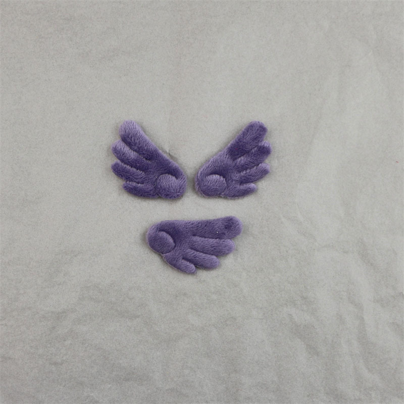 Alas de Ángel de Felpa Doble Cara de 4cm - Componentes para Fabricación de Accesorios de Pelo, Ropa y Manualidades - Proveedor Mayorista