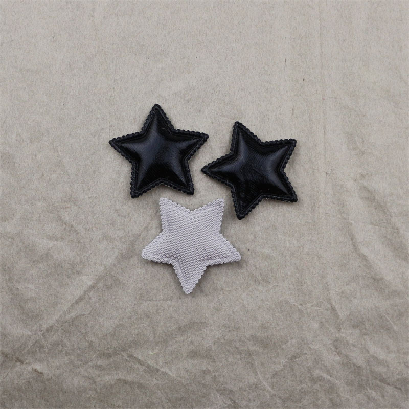 Estrellas de Tela Dorada de 3.1cm - Componentes para Fabricación de Accesorios de Pelo, Ropa, Calzado y Muñecas - Proveedor Mayorista