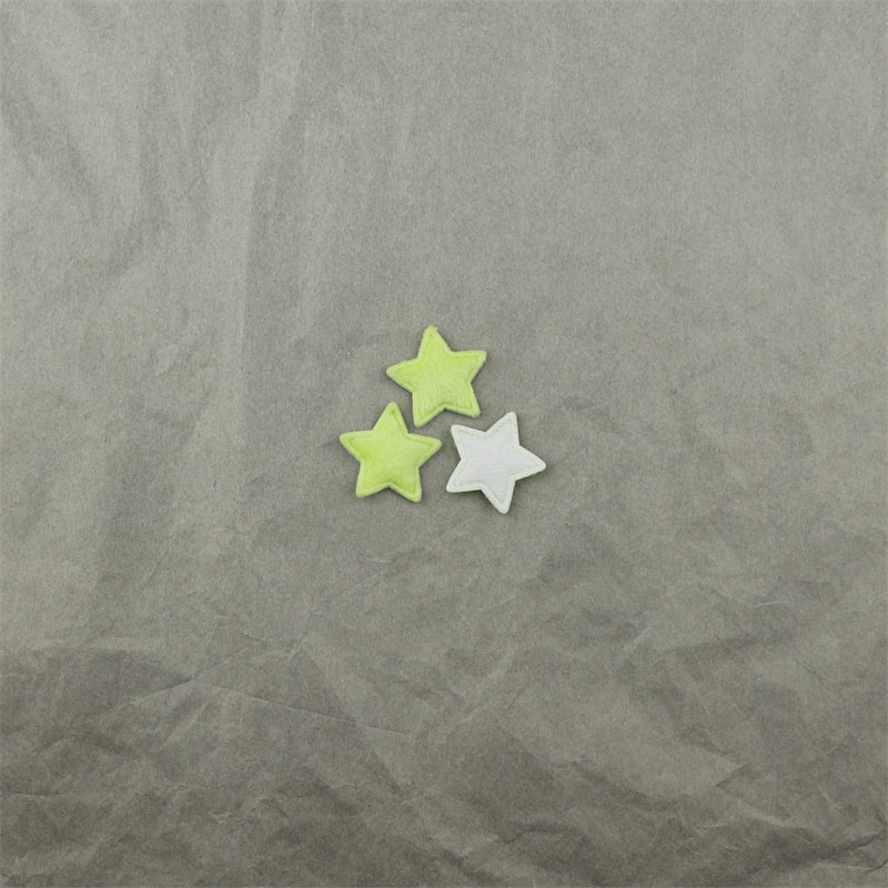 Estrellas de Felpa de 2.5cm para Muñecas - Componentes para Fabricación de Accesorios de Pelo, Ropa y Manualidades - Proveedor Mayorista