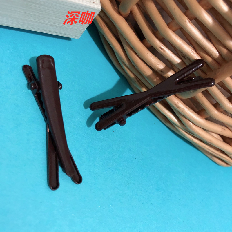 Set de Pinzas Cruzadas Coreanas en Colores Primavera - Accesorios para Cabello con Esmalte de Moda