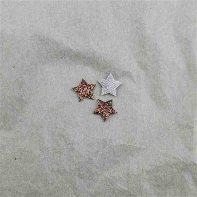 Estrellas Brillantes de 1.3cm con Estampado - Componentes para Fabricación de Accesorios de Pelo, Ropa de Muñecas y Manualidades - Proveedor Mayorista