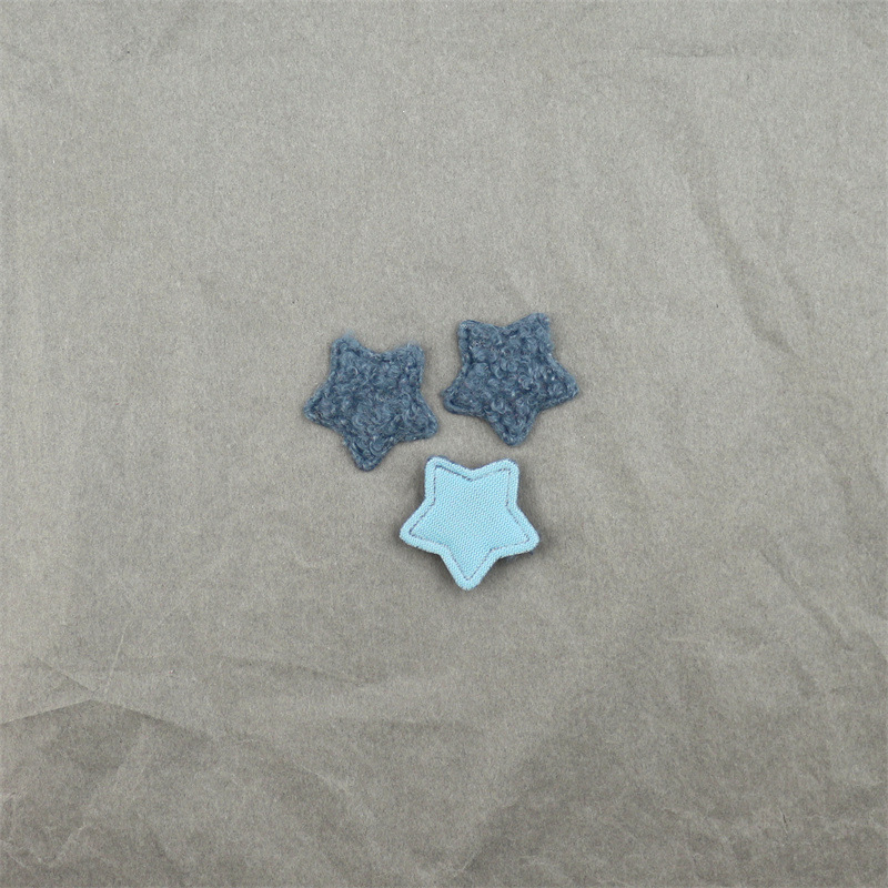 Estrellas de Felpa Tipo Teddy de 3cm - Componentes para Fabricación de Accesorios de Pelo y Manualidades - Proveedor Mayorista