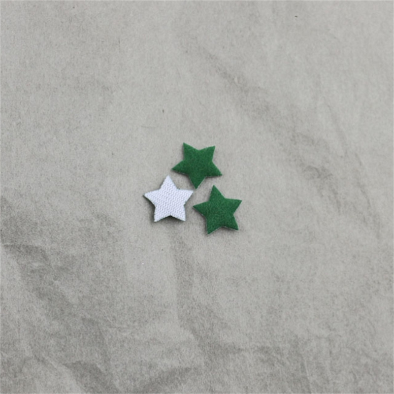Estrellas de Tela Aterciopelada de 1.3cm - Componentes de Precisión para Fabricación de Accesorios de Pelo, Ropa y Manualidades - Proveedor Mayorista