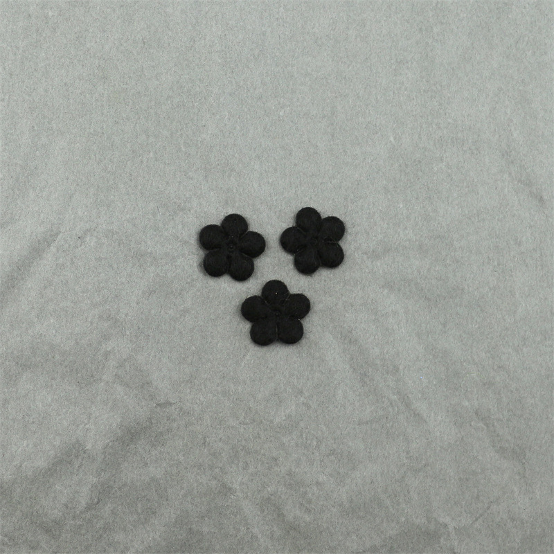 Flores Mini de Fieltro de 1.5cm - Componentes para Fabricación de Accesorios de Pelo, Adornos Textiles y Manualidades - Proveedor Mayorista