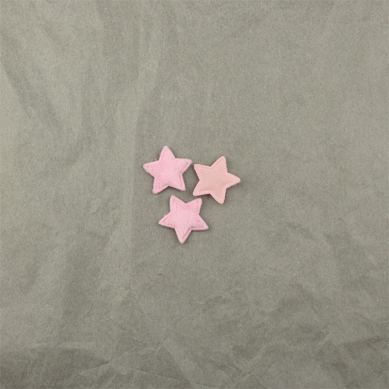 Estrellas de Felpa de 2.5cm para Muñecas - Componentes para Fabricación de Accesorios de Pelo, Ropa y Manualidades - Proveedor Mayorista