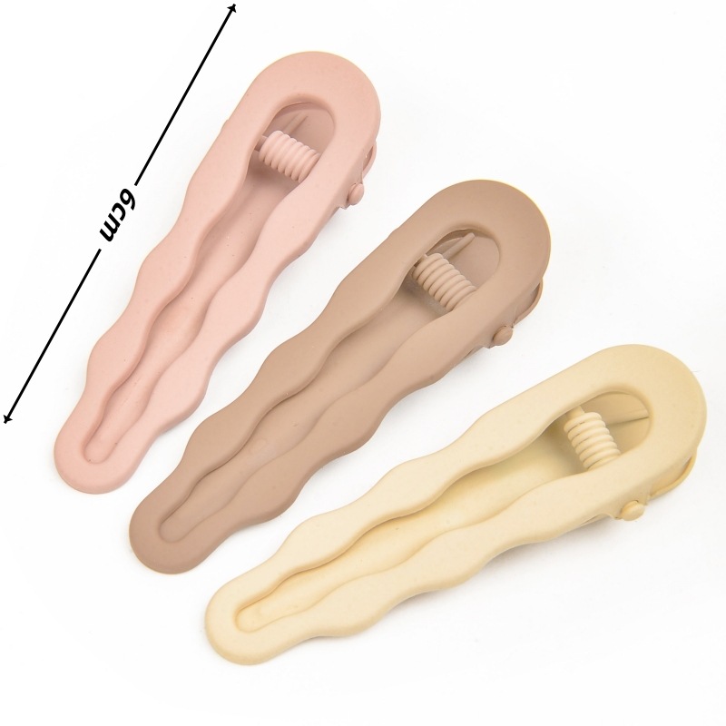 Pinzas de Pato en Colores Pastel - Broches Laterales con Acabado en Esmalte 