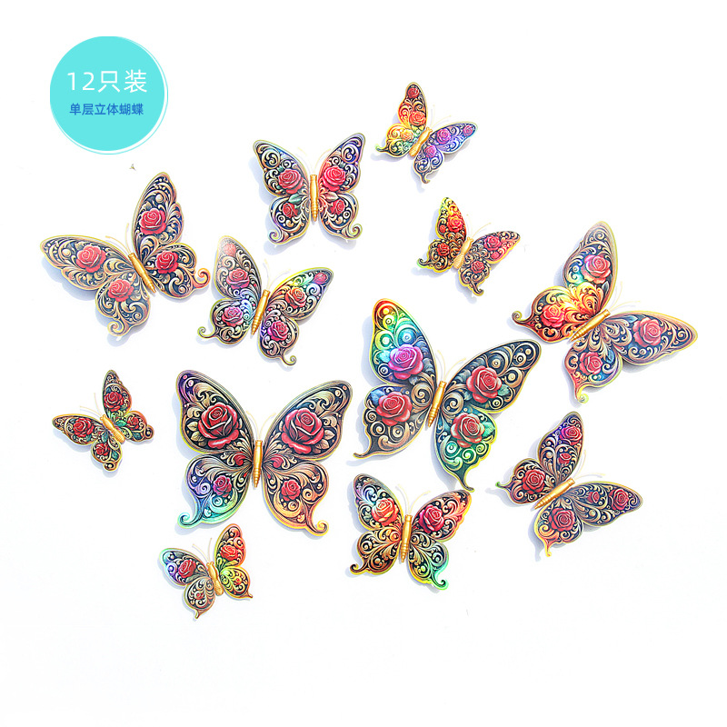 Mariposas Magnéticas 3D Ultra Realistas - Imán Fuerte para Nevera y Superficies Metálicas - Decoración Moderna para Hogar y Oficina - Ideal para Vendedores de Amazon y Mayoreo