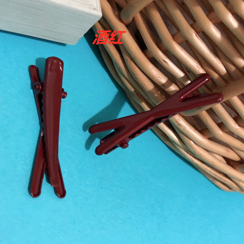 Set de Pinzas Cruzadas Coreanas en Colores Primavera - Accesorios para Cabello con Esmalte de Moda