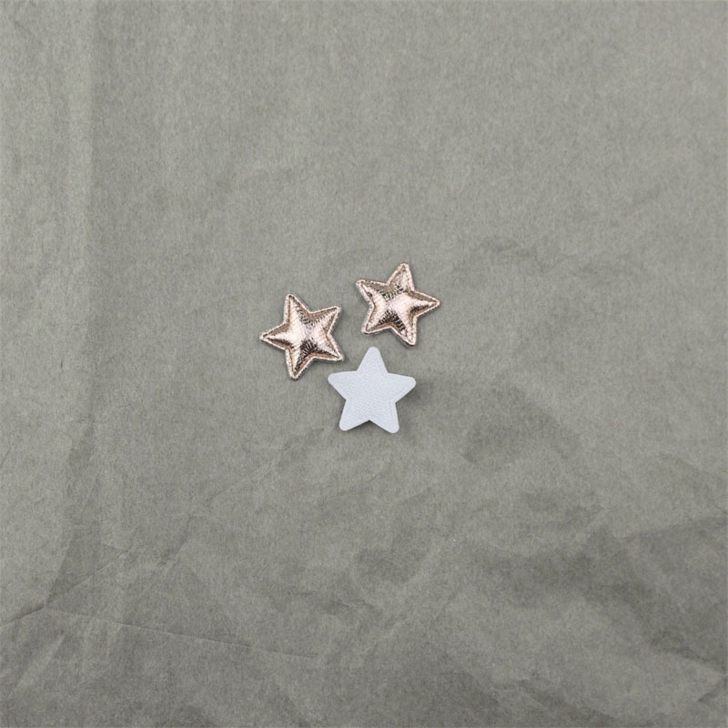 Estrellas de Tela Dorada de 1.8cm - Componentes para Decoración de Pasteles, Accesorios de Pelo y Manualidades - Proveedor Mayorista