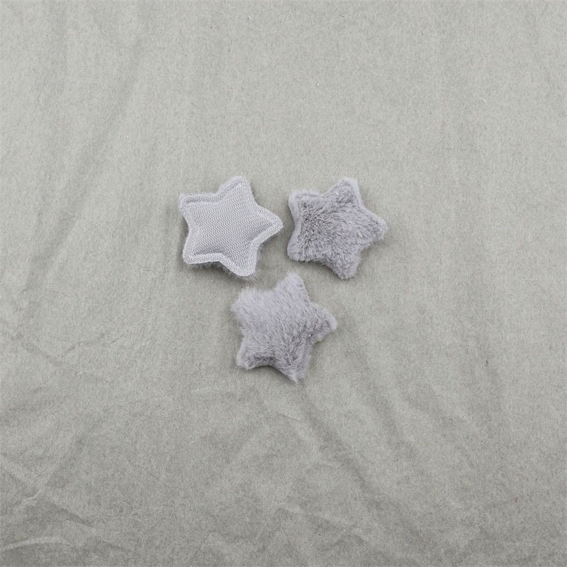 Estrellas de Piel Sintética de 2.8cm - Componentes para Fabricación de Accesorios de Pelo, Ropa de Muñecas y Manualidades - Proveedor Mayorista