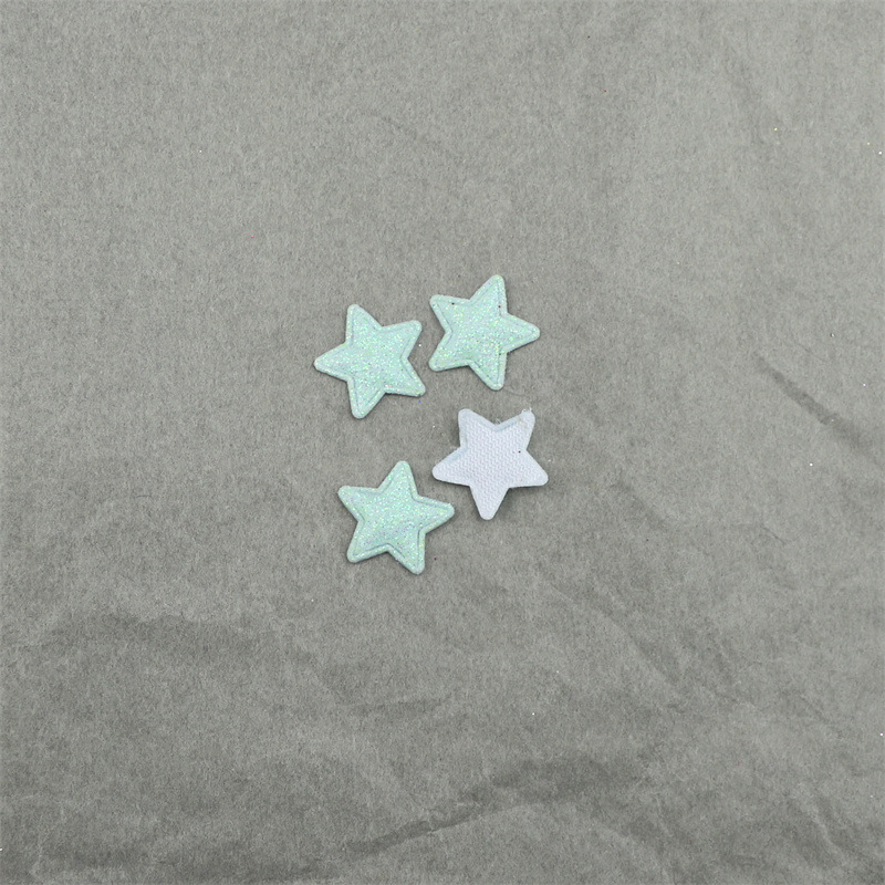 Estrellas Brillantes de 1.8cm con Purpurina - Componentes para Fabricación de Accesorios de Pelo, Muñecas y Manualidades - Proveedor Mayorista