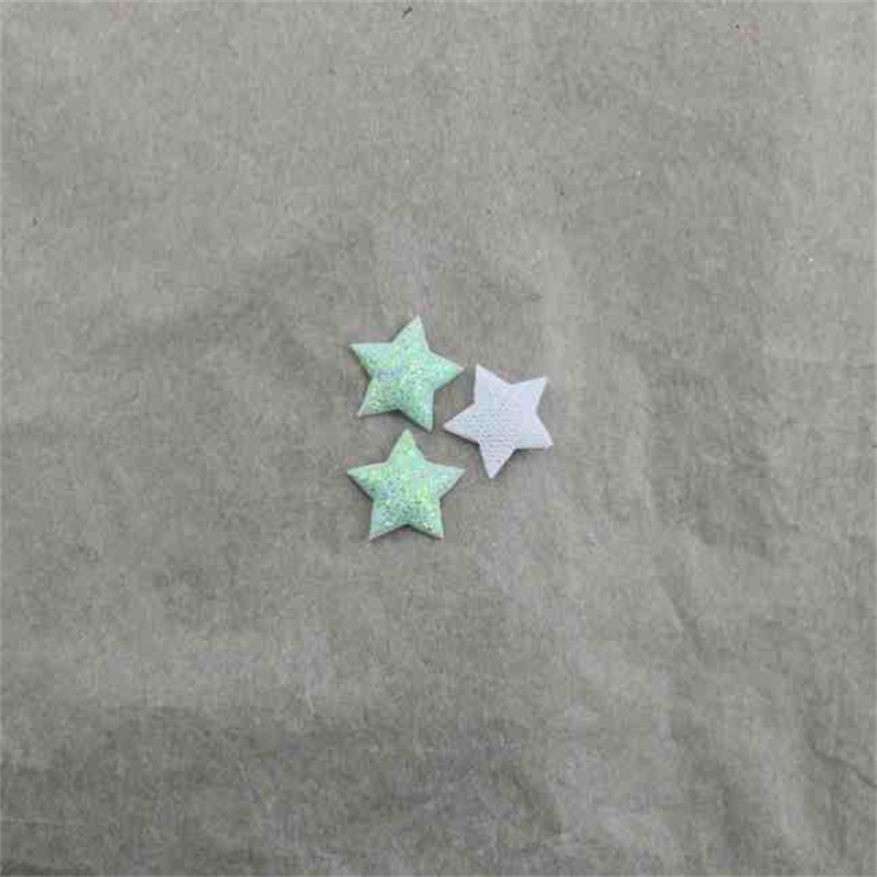 Estrellas Brillantes de 1.3cm con Estampado - Componentes para Fabricación de Accesorios de Pelo, Ropa de Muñecas y Manualidades - Proveedor Mayorista