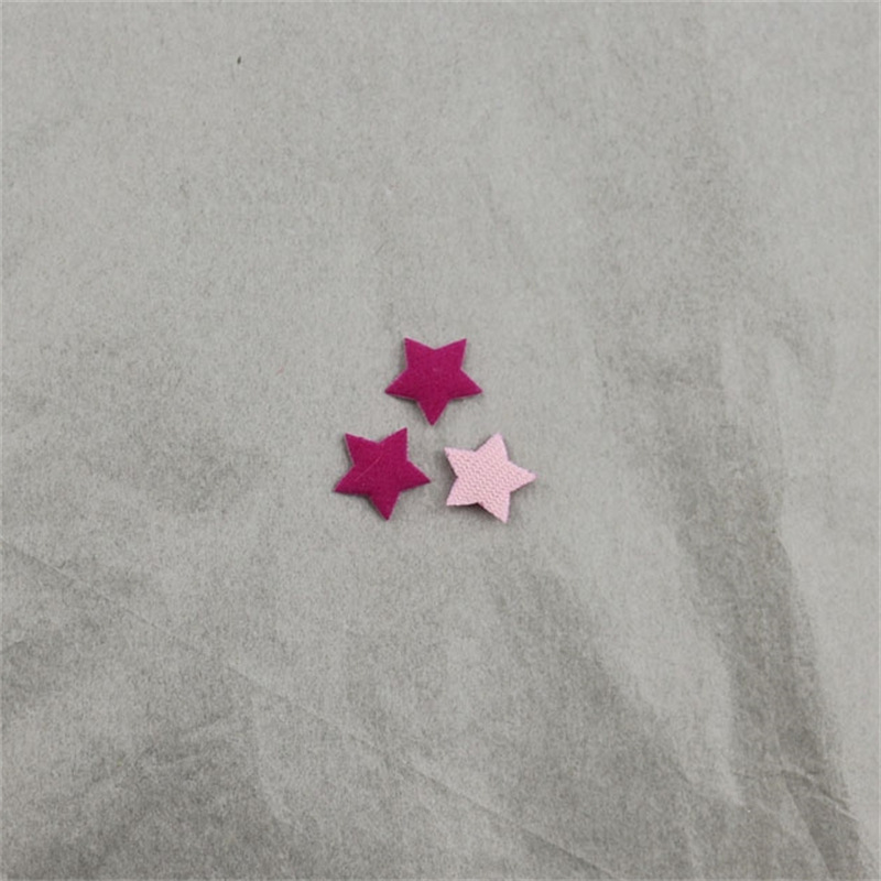 Estrellas de Tela Aterciopelada de 1.3cm - Componentes de Precisión para Fabricación de Accesorios de Pelo, Ropa y Manualidades - Proveedor Mayorista
