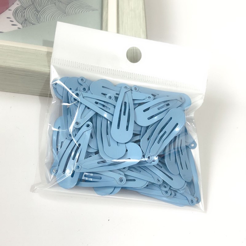 Lote de 100 Broches BB Ecológicos de 3CM - Pinzas en Forma de Lágrima con Esmalte No Tóxico 