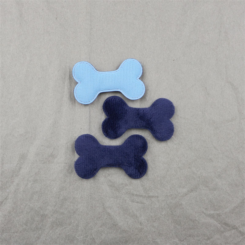 Huesos de Felpa para Mascotas de 4.8cm - Componentes para Fabricación de Accesorios para Mascotas, Ropa, Juguetes y Manualidades - Proveedor Mayorista