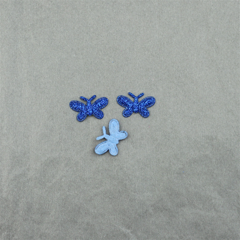 Mariposas Brillantes de Colores con Purpurina - Componentes para Fabricación de Accesorios de Pelo, Juguetes y Manualidades - Proveedor Mayorista