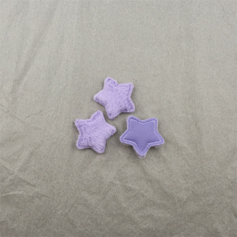 Estrellas de Piel Sintética de 2.8cm - Componentes para Fabricación de Accesorios de Pelo, Ropa de Muñecas y Manualidades - Proveedor Mayorista