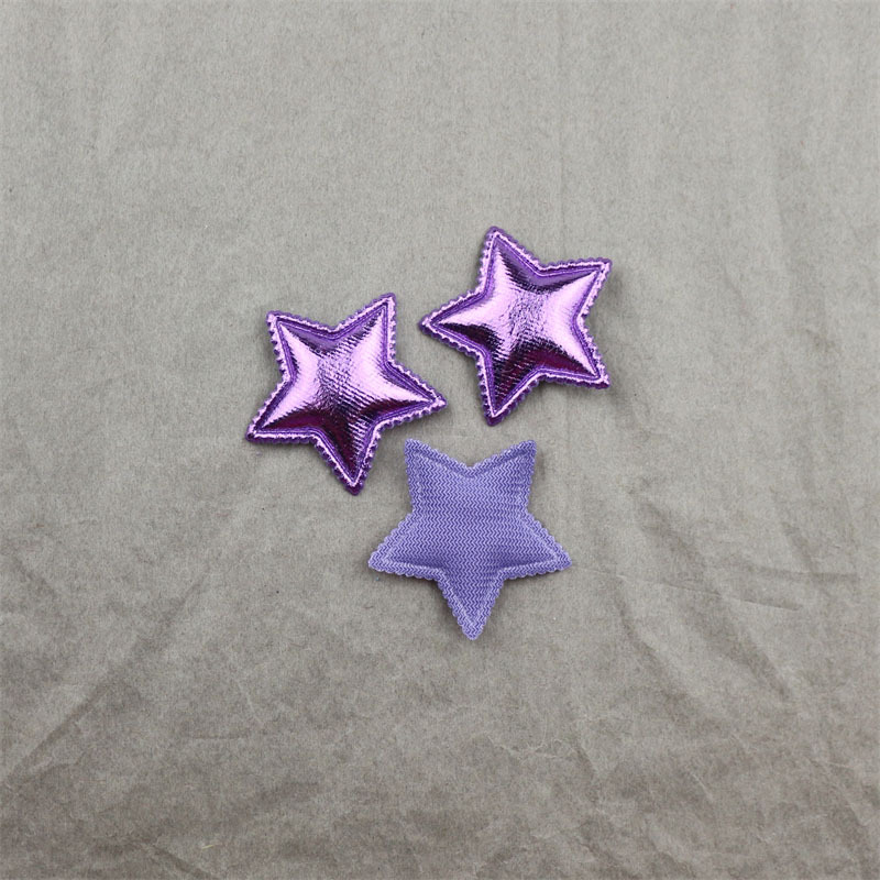 Estrellas de Tela Dorada de 3.1cm - Componentes para Fabricación de Accesorios de Pelo, Ropa, Calzado y Muñecas - Proveedor Mayorista