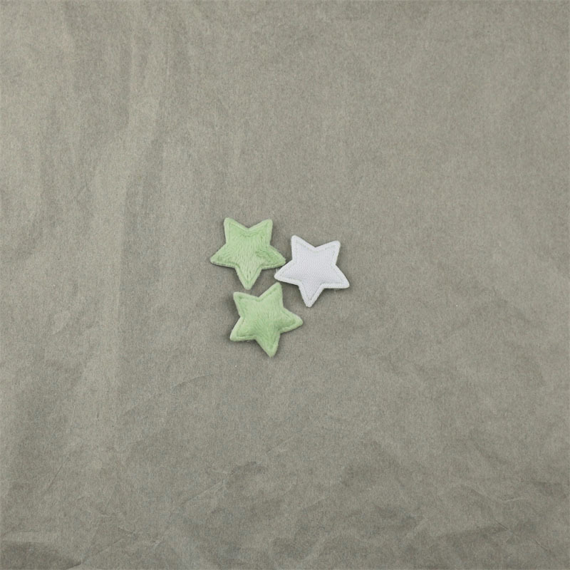 Estrellas de Felpa de 2.5cm para Muñecas - Componentes para Fabricación de Accesorios de Pelo, Ropa y Manualidades - Proveedor Mayorista