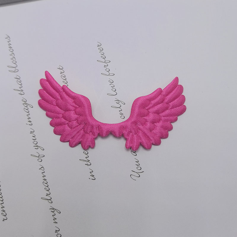 Alas de Ángel de Satén con Estampado por Ultrasonido - Componentes para Decoración de Pasteles, Fabricación de Accesorios, Ropa y Juguetes - Proveedor Mayorista 