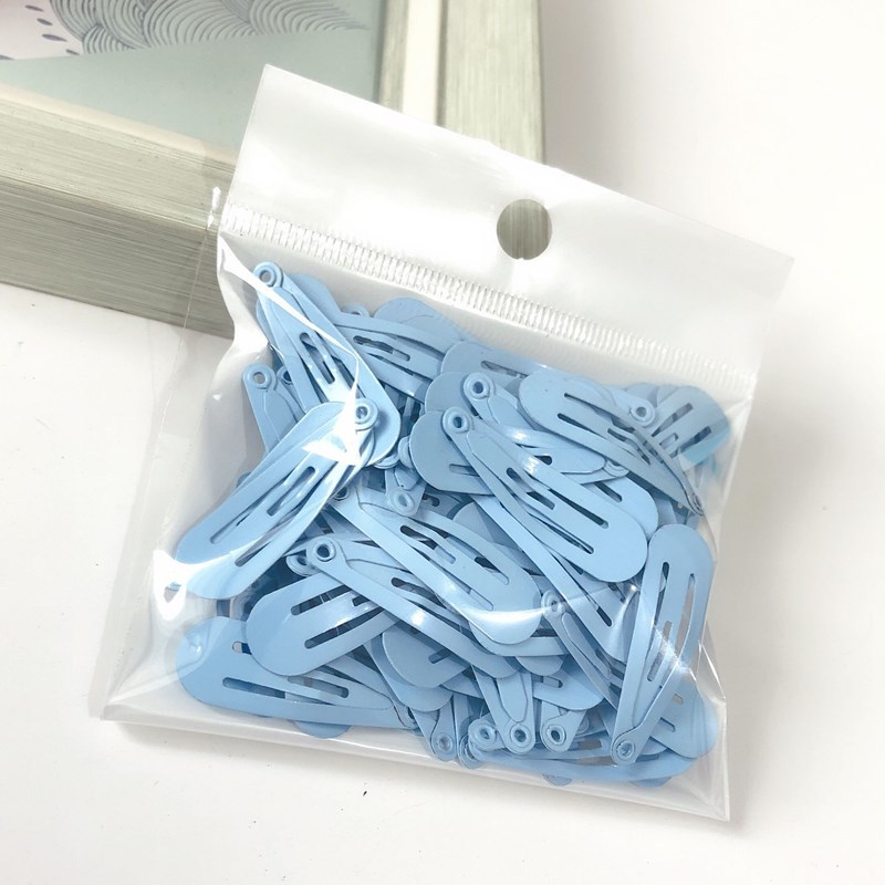 Lote de 100 Broches BB Ecológicos de 3CM - Pinzas en Forma de Lágrima con Esmalte No Tóxico 