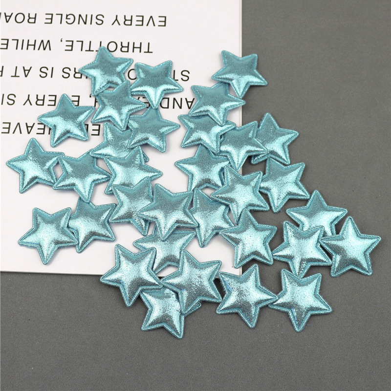 Coronas, Corazones y Estrellas de Pana Brillante con Estampado - Set de Componentes para Fabricación de Accesorios de Pelo y Ropa - Proveedor Mayorista 