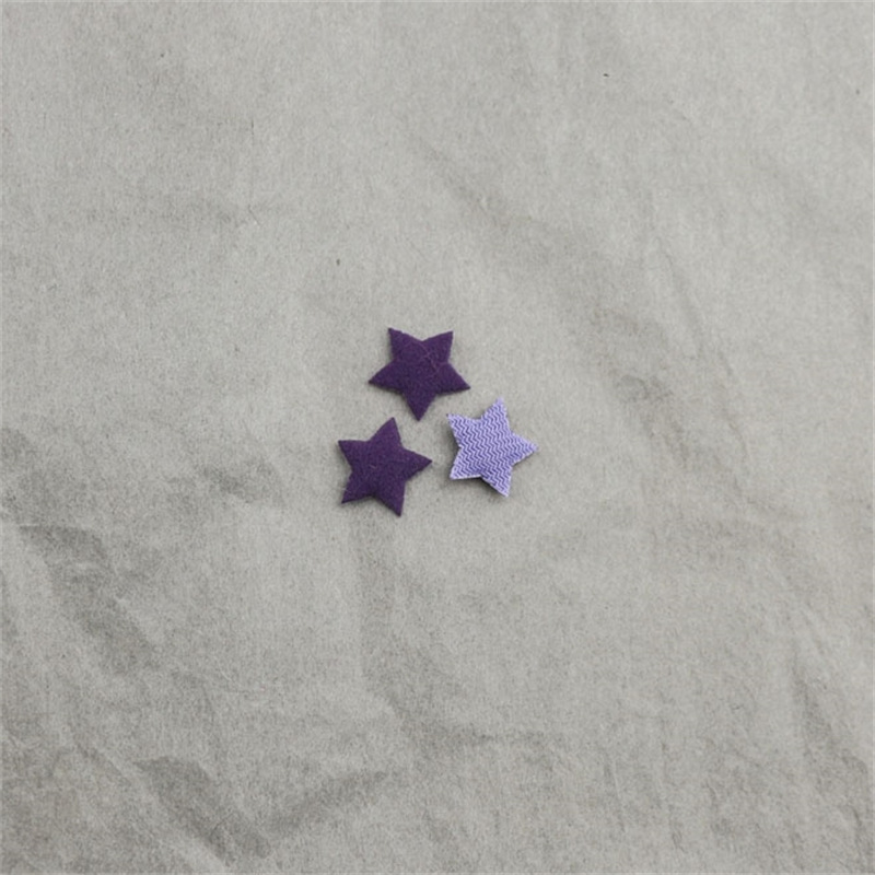 Estrellas de Tela Aterciopelada de 1.3cm - Componentes de Precisión para Fabricación de Accesorios de Pelo, Ropa y Manualidades - Proveedor Mayorista