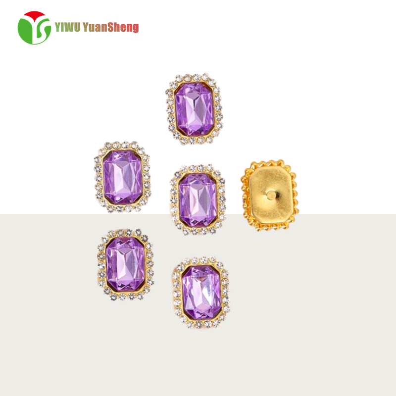 Glass Rhinestone square