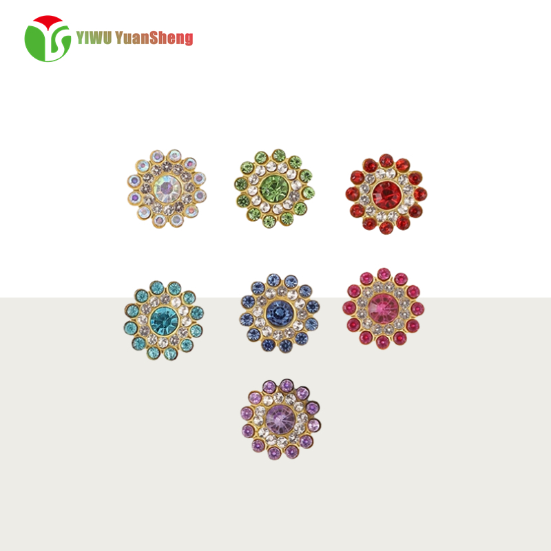 Glass Rhinestone Double layer sun diamond