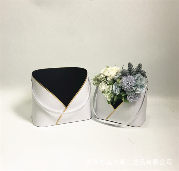 Juego de 2 Cestas con Asas para Flores con Stock Inmediato Olipai - Para Arreglos Florales y Regalos - Venta al por Mayor para Importadores y Mayoristas