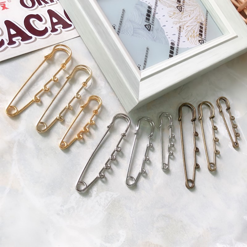 Broches de Seguridad Coreanos Premium - Alfileres de Solapa con Revestimiento Electrolítico