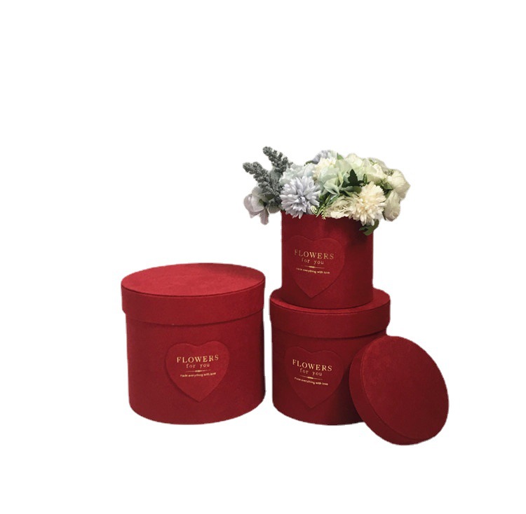 Juego de 3 Cubos Florales de Felpa Diamantada | Diseño de Lujo | EN STOCK | Para Mayoristas