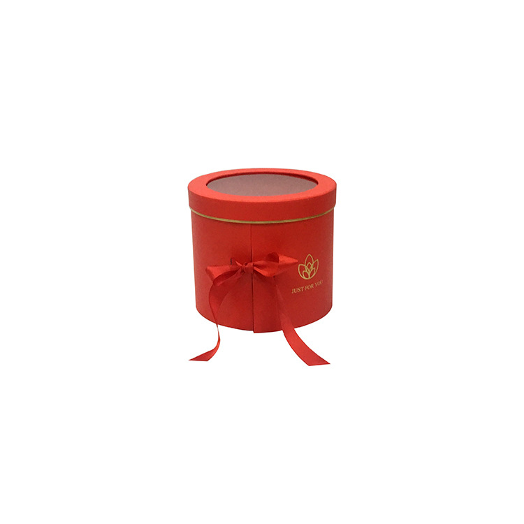 Caja Regalo Giratoria Redonda de 3 Niveles con Ventana de PVC | EN STOCK | Para Flores y Regalos | Venta por Mayor