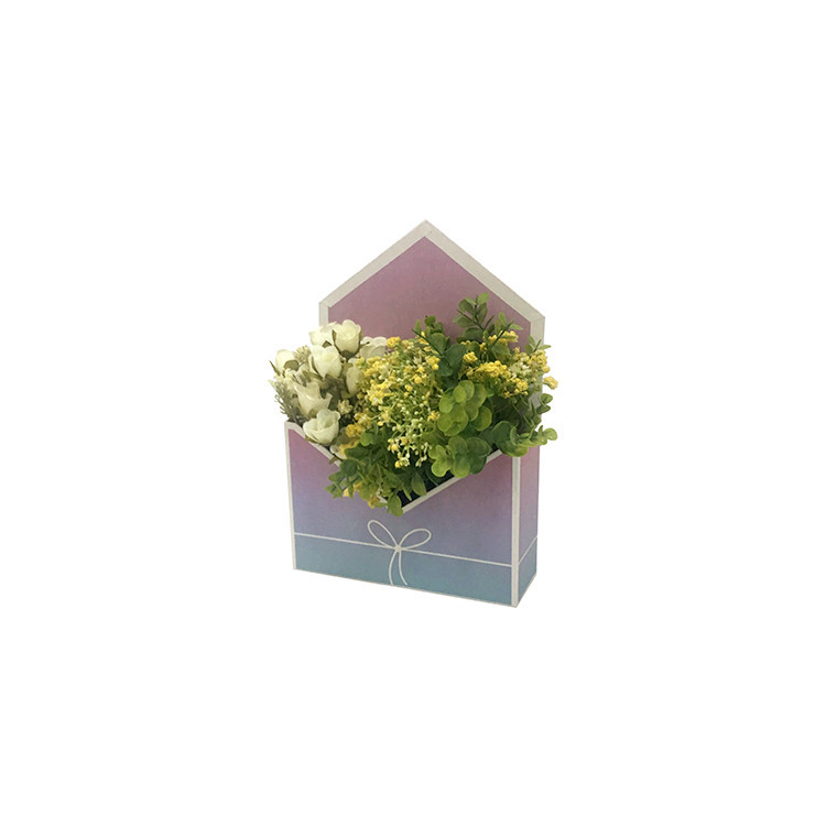 Caja Sobre para Ramos de Flores con Degradado de Color y Asa | EN STOCK | Estilo Moderno