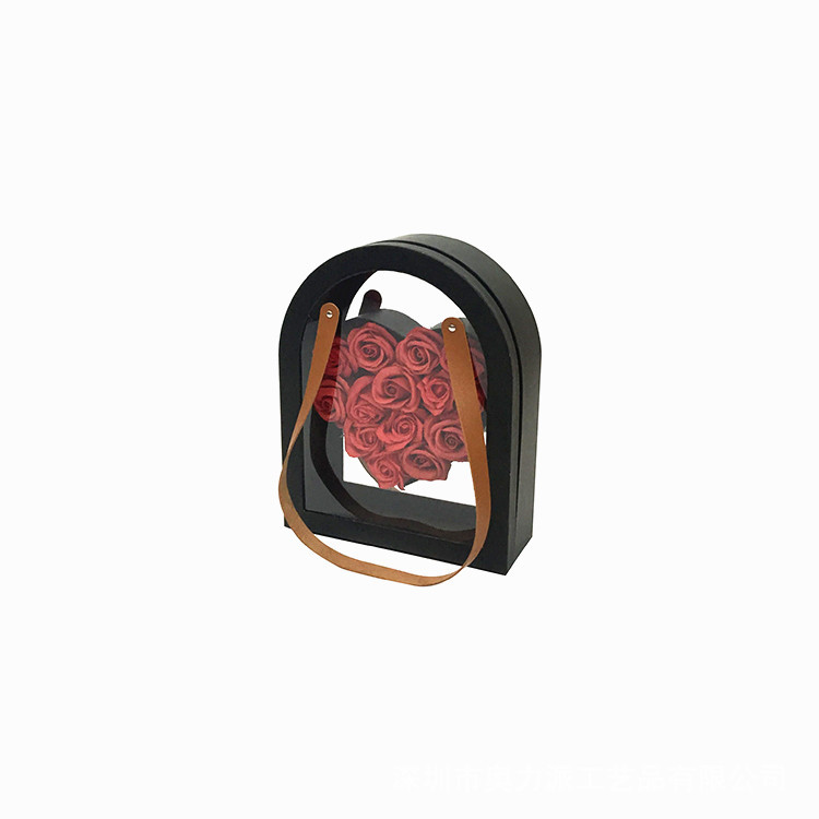 Caja Corazón con Ventana de PVC para Flores | Diseño Transparente | Para Mayoristas