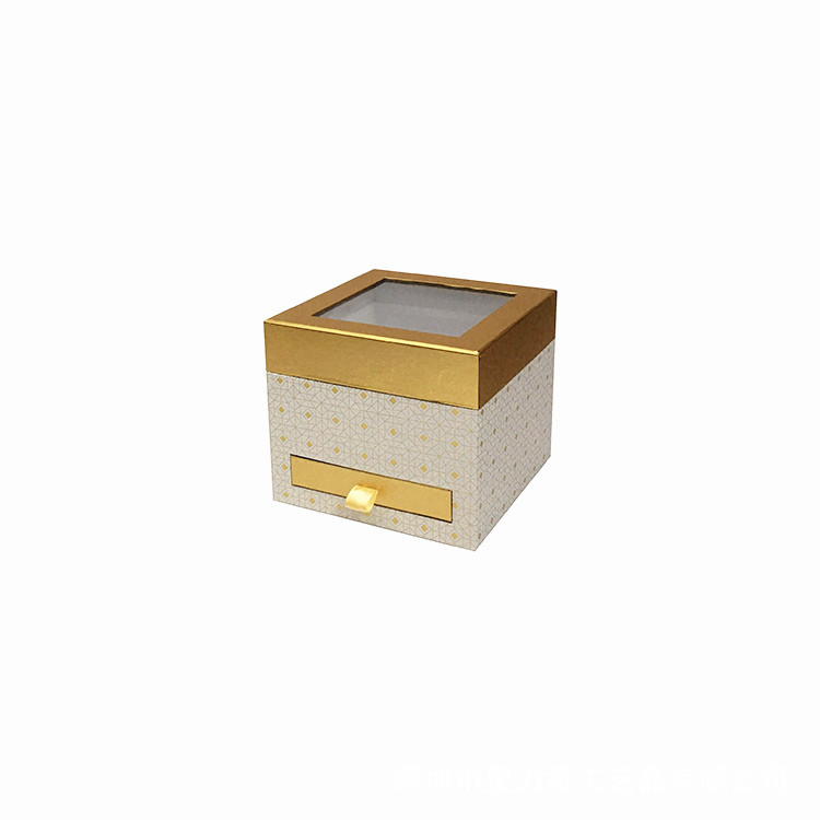 Caja Regalo con Cajón y Ventana de PVC | Diseño Cuadrado | EN STOCK | Para Mayoristas