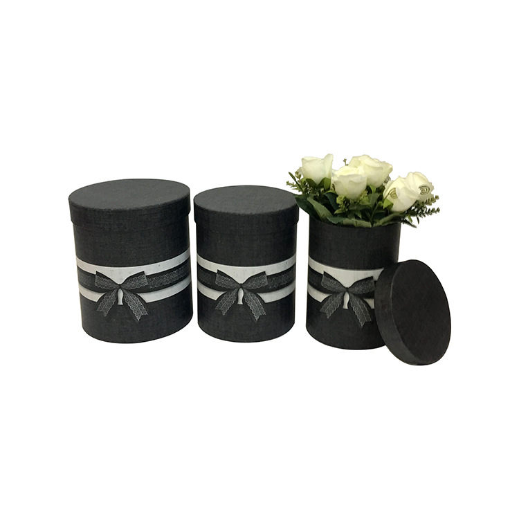 Juego de 3 Cubos Florales con Estampado de Lazo | Diseño Elegante | EN STOCK | Para Mayoristas