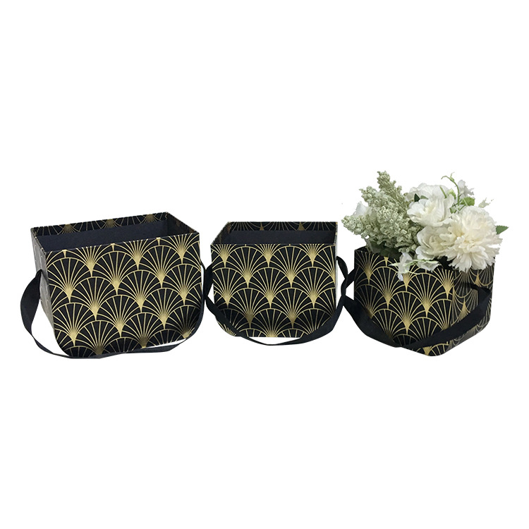 Venta Directa de Fábrica - Juego de 3 Cajas para Flores con Asa | EN STOCK | Para Mayoristas