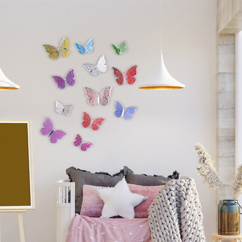 Mariposas de Papel Cortadas Laser 3D para Decoración - Lote para Bodas, Fiestas y Eventos - Diseño Hueco y Elegante - Para Mayoristas y Proveedores de Amazon