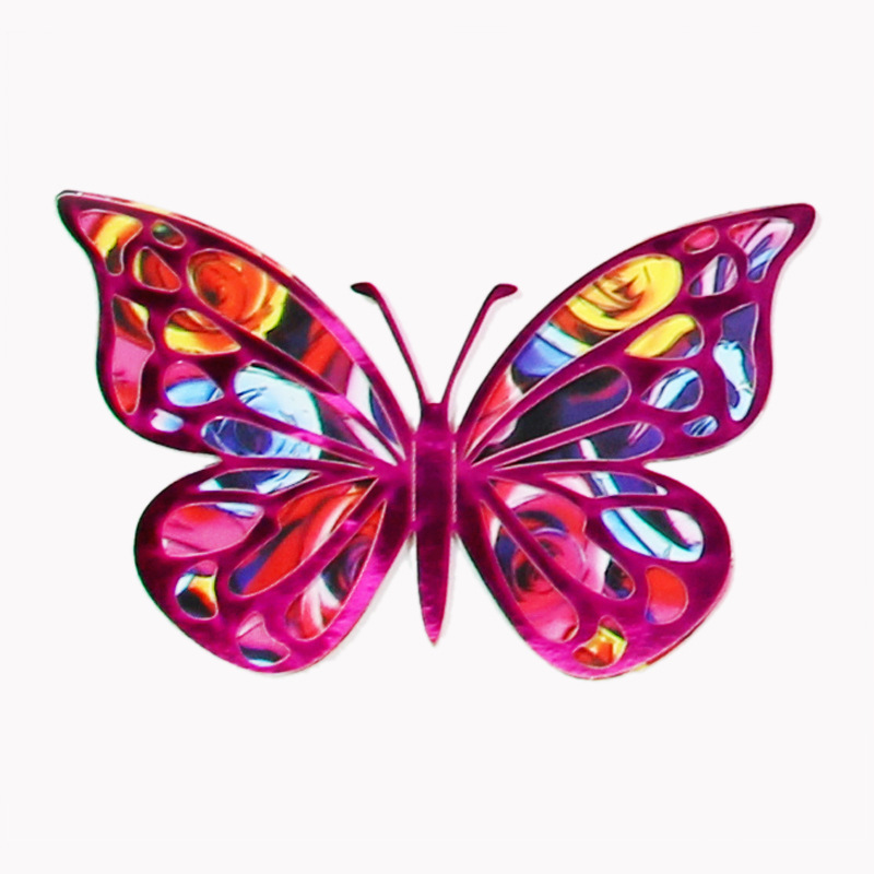 Mariposas 3D de Papel para Fiestas - Decoración de Mesa y Pared con Colores Vibrantes - Figuras Caladas para Ambientación y Exportación - Set para Mayoristas
