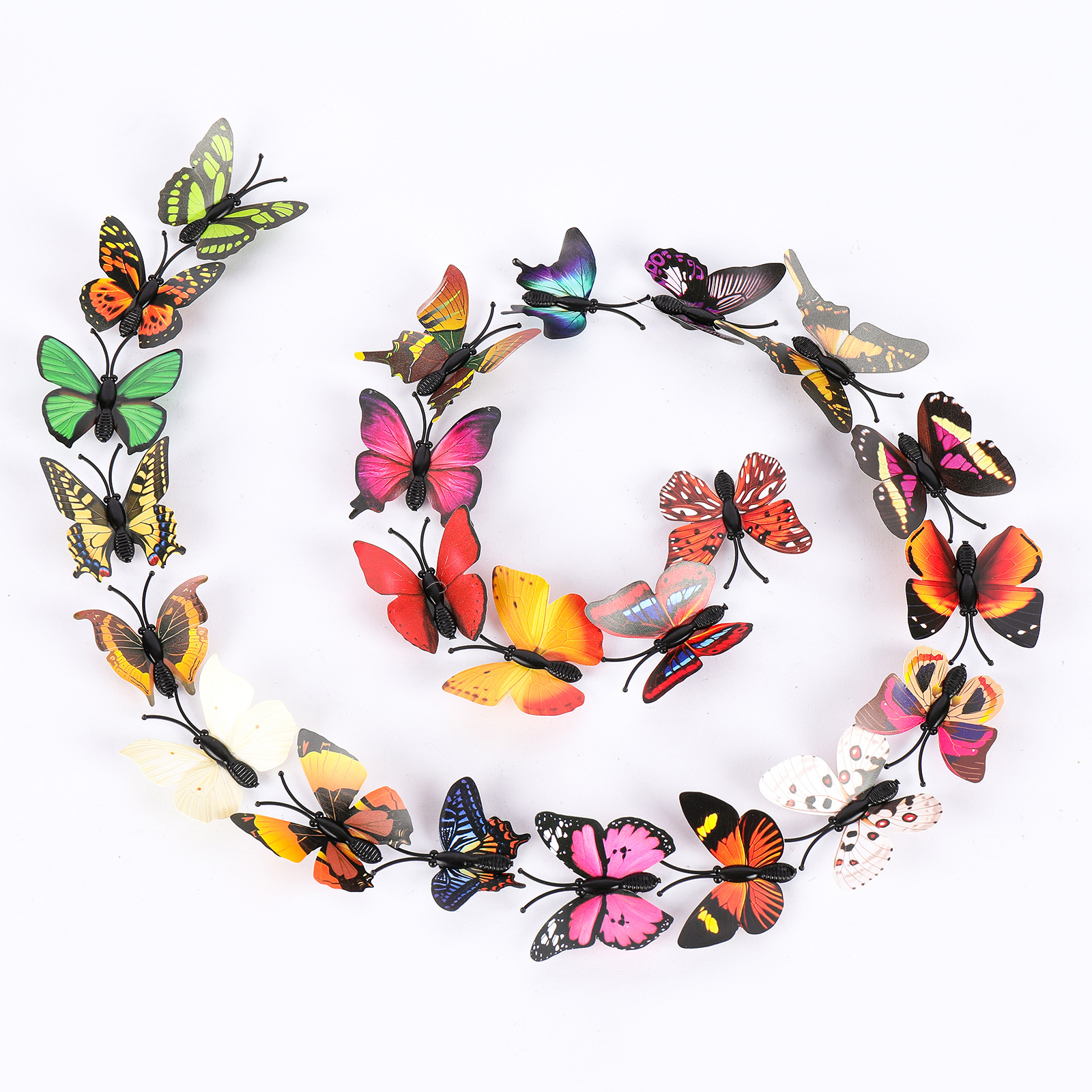 Mariposas Magnéticas 3D de una Capa para Nevera - Decoración de Hogar con PVC de Alta Calidad - Adhesivos Ultra Realistas para Superficies Metálicas - Para Mayoristas